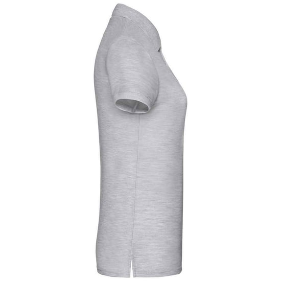 Fruit of the Loom Damen Poloshirt Lady Fit Piqué (Grau meliert) - Image 3