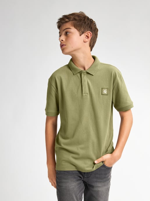 Petrol Industries - Klassisches Poloshirt Flaming Jungen - Grün - Image 3
