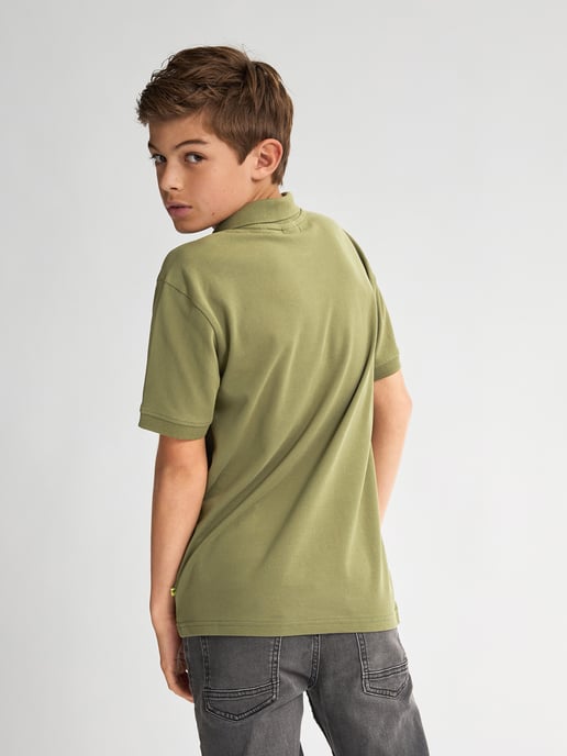 Petrol Industries - Klassisches Poloshirt Flaming Jungen - Grün - Image 4