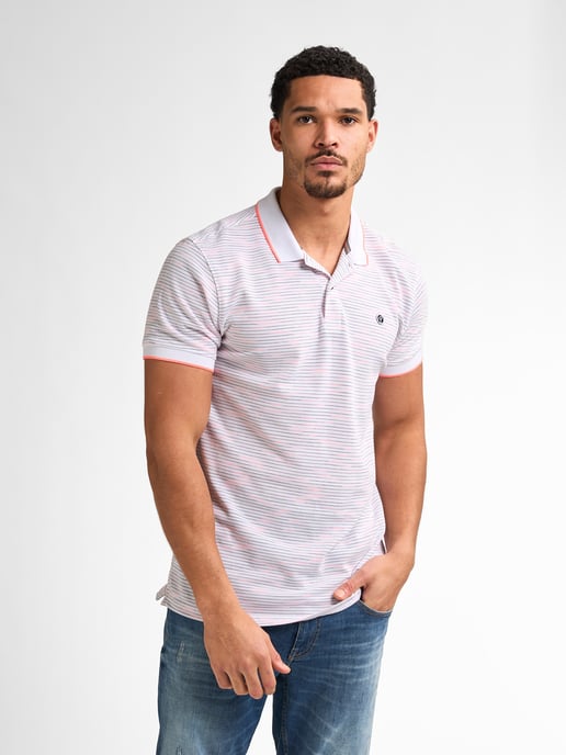 Petrol Industries - Poloshirt mit All-over Muster Drift Herren - Weiß - Image 3