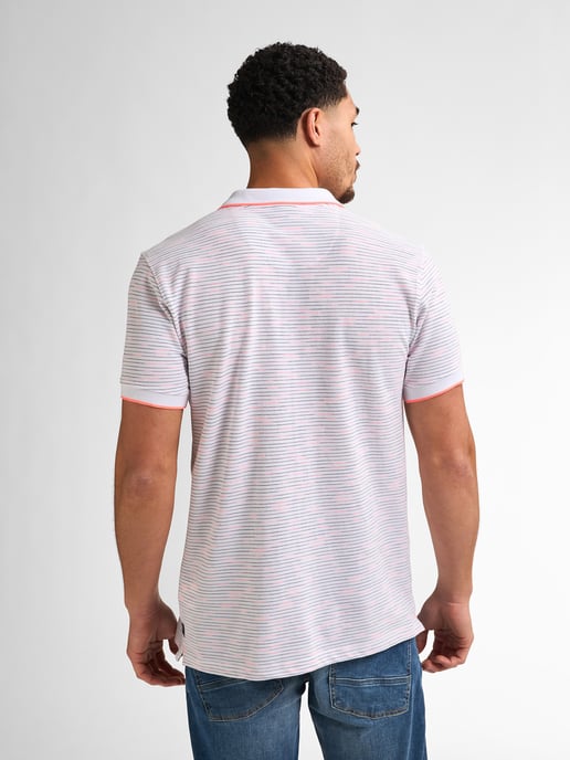 Petrol Industries - Poloshirt mit All-over Muster Drift Herren - Weiß - Image 4