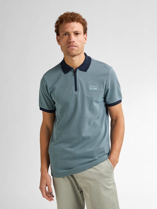 Petrol Industries - Poloshirt mit Reißverschluss Keyline Herren - Blau - Image 3