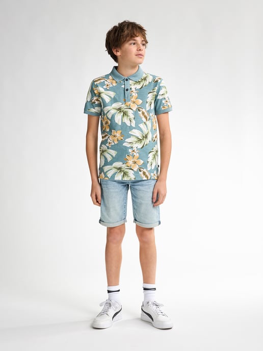Petrol Industries - Poloshirt mit All-over Muster Pier  Jungen -  Blau - Image 5