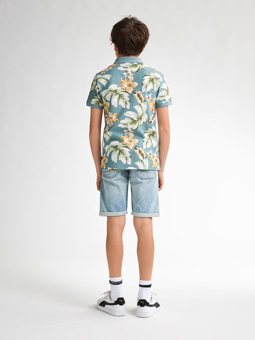 Petrol Industries - Poloshirt mit All-over Muster Pier  Jungen -  Blau - Image 6