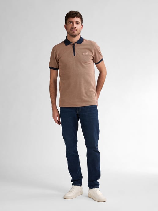 Petrol Industries - Poloshirt mit Reißverschluss Keyline Herren - Braun - Image 5