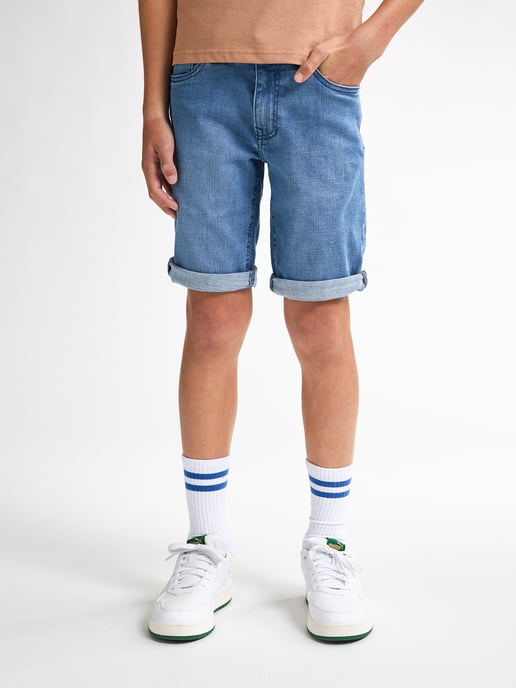 Petrol Industries - Bassano Denim Shorts Teal Jungen - Blau - Image 3