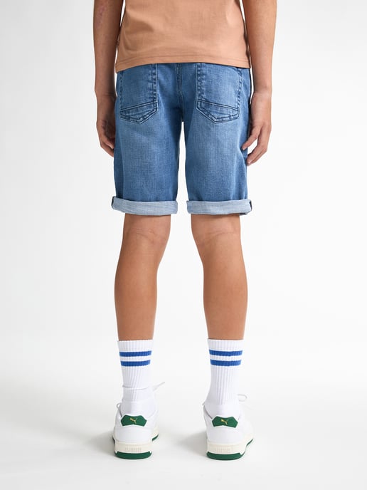 Petrol Industries - Bassano Denim Shorts Teal Jungen - Blau - Image 4