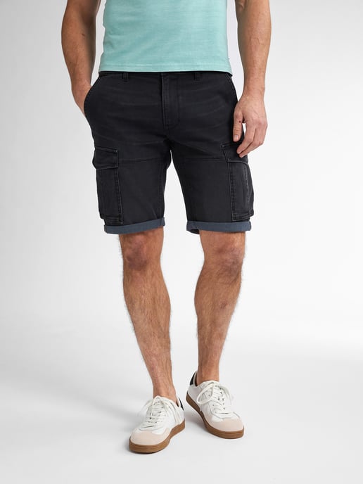 Petrol Industries - Torino Cargo-Shorts Denim Zephyr Herren - Schwarz - Image 3