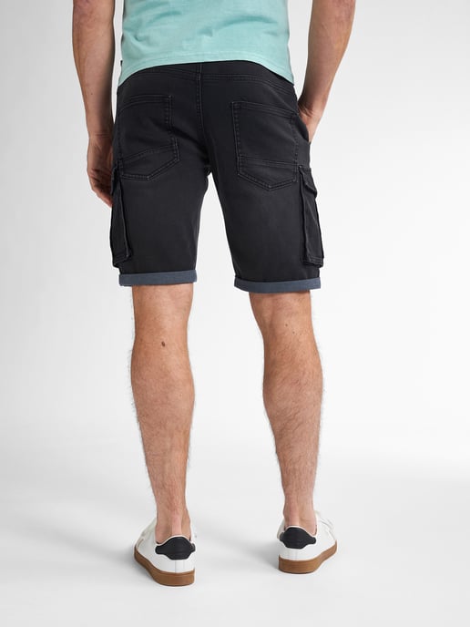 Petrol Industries - Torino Cargo-Shorts Denim Zephyr Herren - Schwarz - Image 4