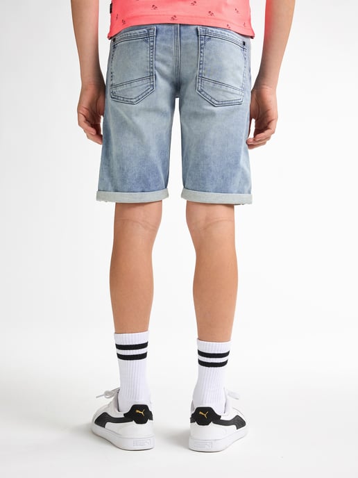 Petrol Industries - Jackson Stretch Denim Shorts Valencia  Jungen -  Blau - Image 4