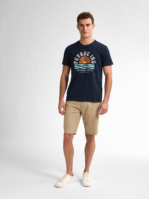 Petrol Industries - Chino-Shorts mit Gürtel Tropico Herren - Braun - Image 5