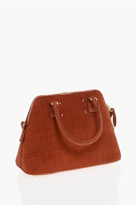 MM11 5AC-Tasche aus recyceltem Wildleder in Rot - Image 2