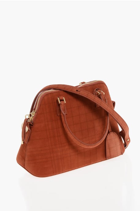 MM11 5AC-Tasche aus recyceltem Wildleder in Rot - Image 3