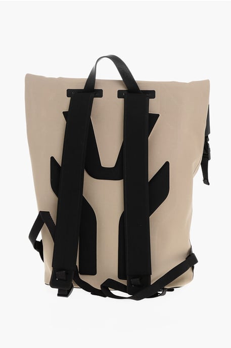 Roll-up Designed MACKINTOSH Rucksack mit integriertem Solar P in Beige - Image 2