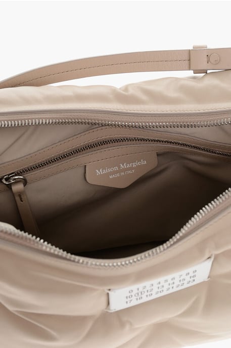 MM11 GLAM SLAM Hobo-Tasche aus gestepptem Leder in Rosa - Image 4