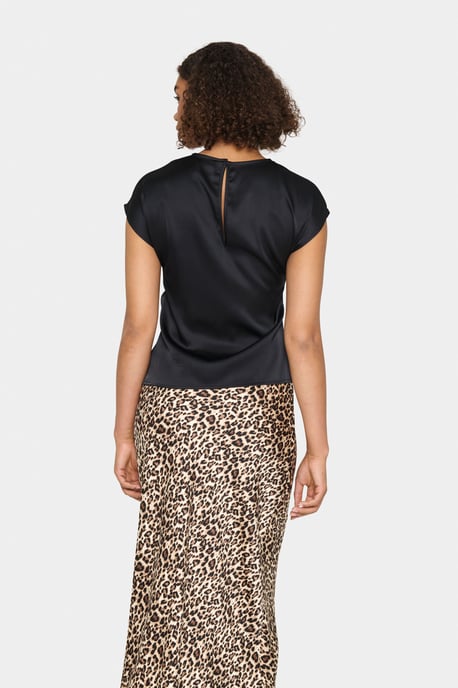 Kurzarm-Bluse Gerade Passform - Image 3