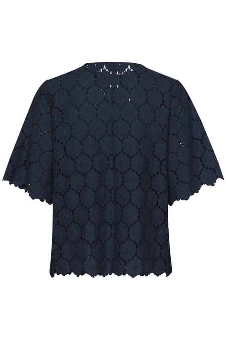 Bluse mit kurzen Ärmeln, lockerer Schnitt black - Image 5