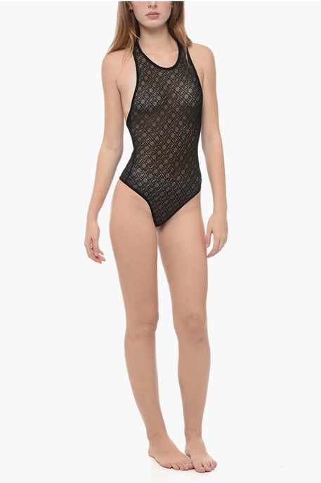 Unterwäsche-Body in Schwarz - Image 4
