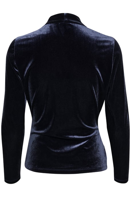 Langarm-Bluse Fitted blue - Image 5