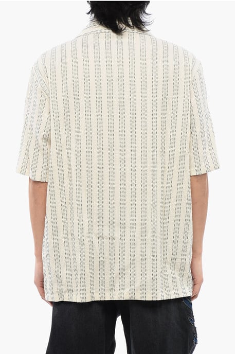 ARR STRIPES BOWLINGSHIRT ANGORA WEIDE - Image 2