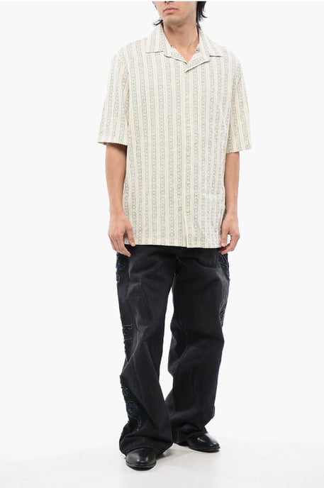 ARR STRIPES BOWLINGSHIRT ANGORA WEIDE - Image 4