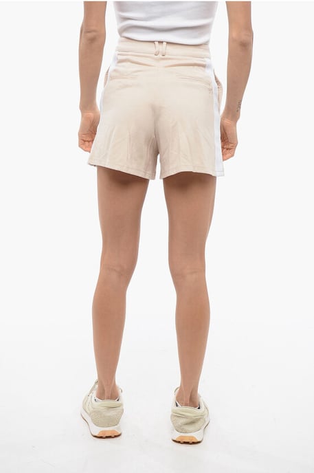 Stretch-Shorts AXIM mit Seitenstreifen in Beige - Image 2