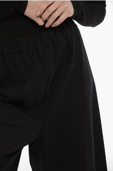 Baumwoll-Shorts mit Patch in Schwarz - Image 3