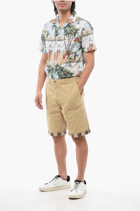Wendbare Buffalo-Shorts in Beige - Image 4