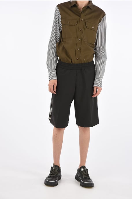 Shorts mit Kordelzug in Schwarz - Image 4