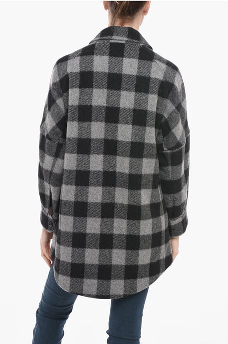 Wollmischung BUFFALO Overshirt in Grau - Image 2