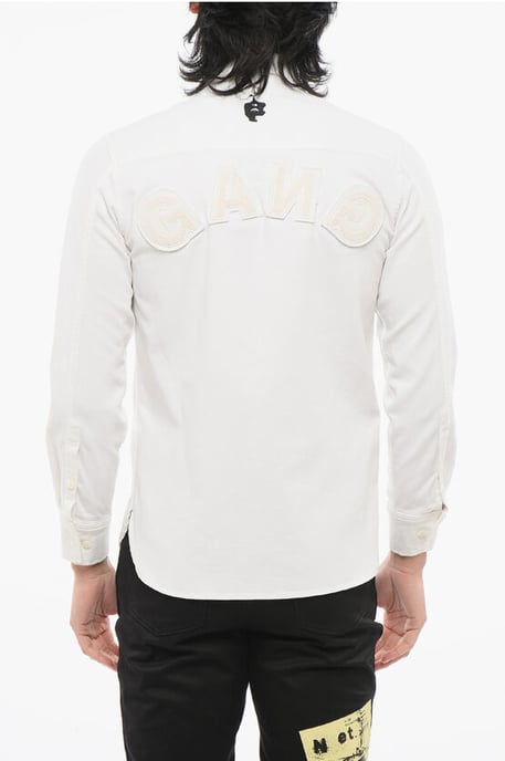Neil Barrett T-Shirt mit GANG-Aufnähern - Weiß - Image 2