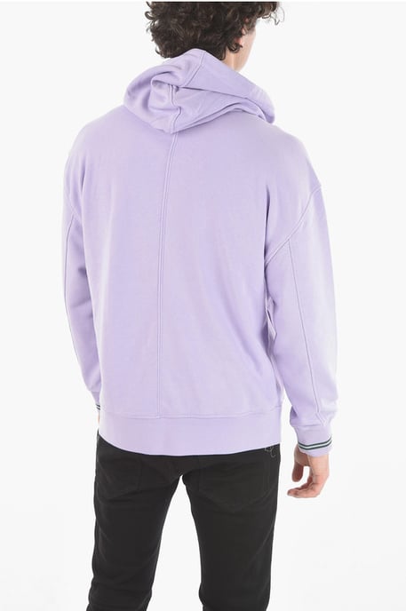 JAMES HARDEN x NEIL BARRETT Easy Fit Hoodie mit aufgedrucktem Logo in Violett - Image 2