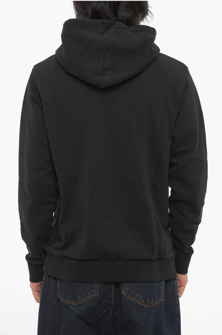 Baumwoll-Hoodie ECLIPSE mit aufgesetzter Tasche in Schwarz - Image 2