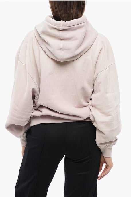 Maxi-Hoodie LAUNDRY mit Logo und aufgesetzter Tasche in Pink - Image 2
