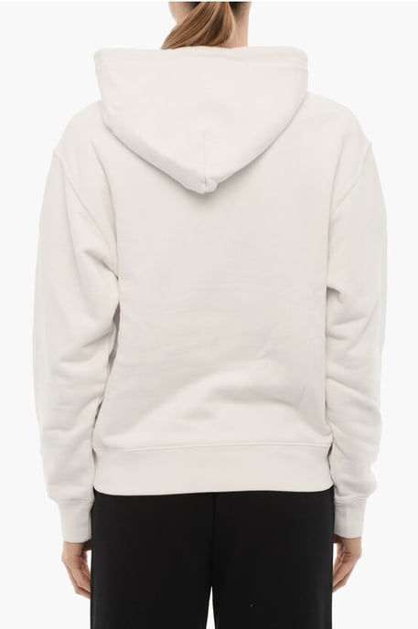 Einfarbiger STOPPERS Hoodie mit abnehmbarer Kette in Weiß - Image 2