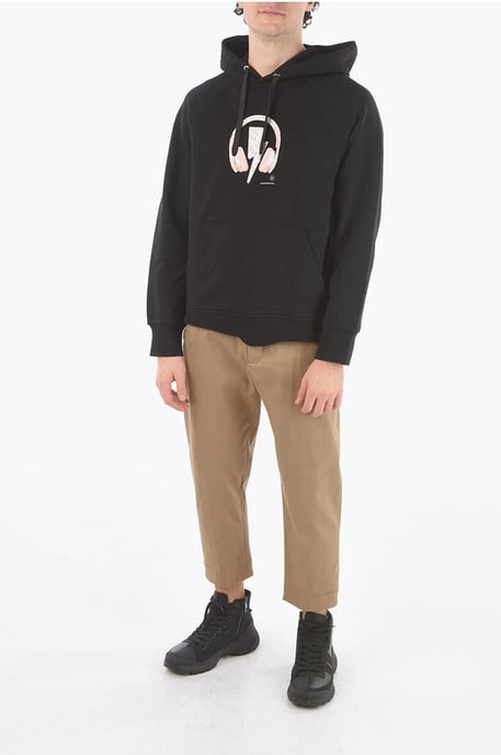 DJ BOLT Hoodie mit Logo-Aufdruck in Schwarz - Image 4