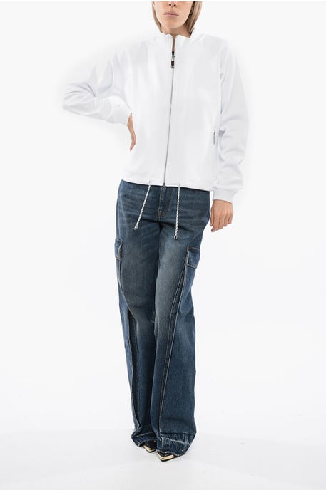 Synthetisches STELET Sweatshirt mit Kordelzug in Weiß - Image 4