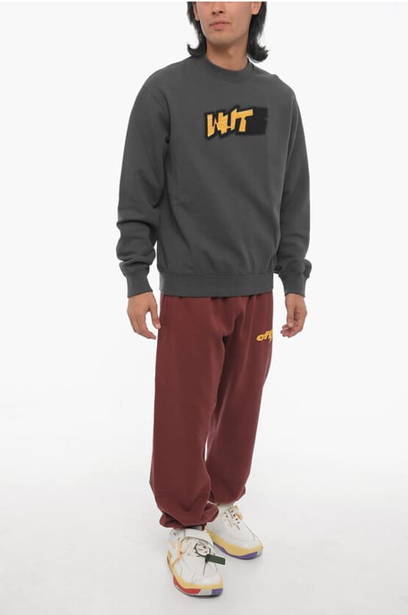 SEASONAL Slim Fit Rundhals-Sweatshirt mit kontrastierendem Detail in Grau - Image 4