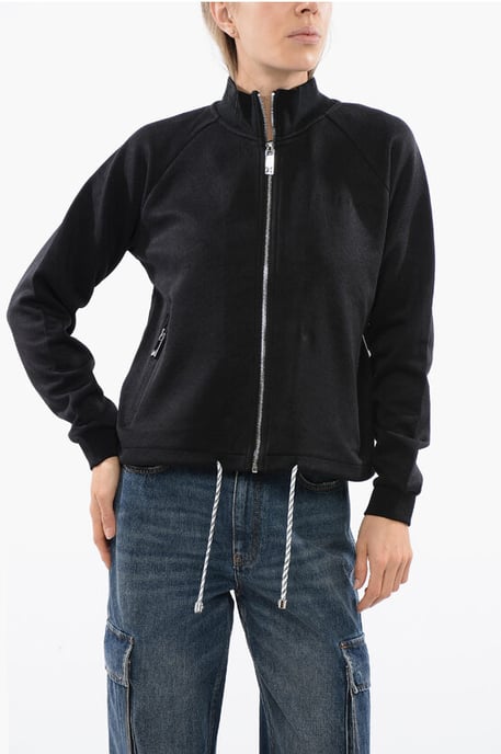 Synthetisches STELET Sweatshirt mit Kordelzug in Schwarz - Image 1