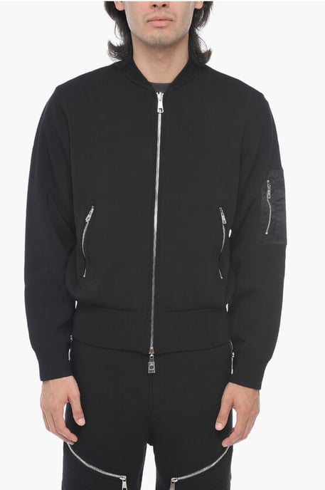 Wendbares Baggy-Fit-Sweatshirt in Schwarz - Image 1