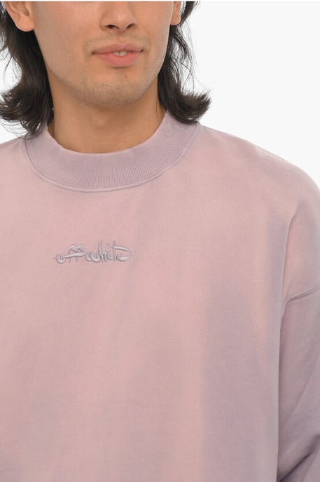 Soli Color LAUNDRY Rundhals-Sweatshirt in Violett - Image 3