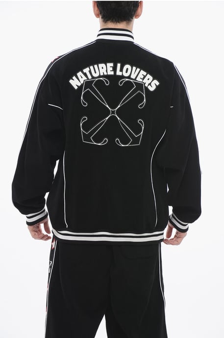 Terry NATLOVER VARSITY Trainings-Sweatshirt mit Banddetail in Schwarz - Image 2