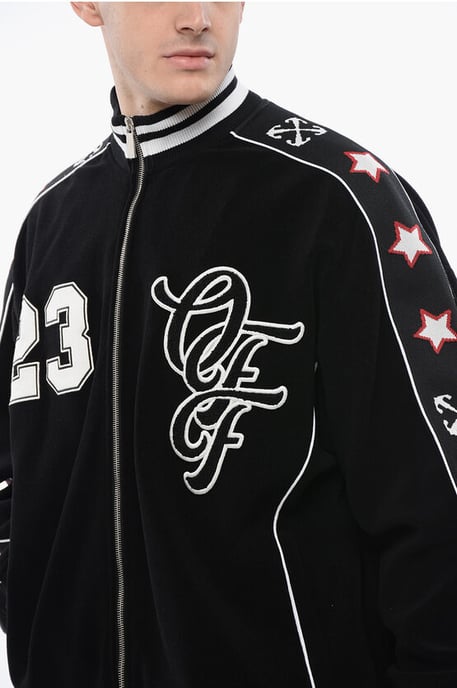 Terry NATLOVER VARSITY Trainings-Sweatshirt mit Banddetail in Schwarz - Image 3