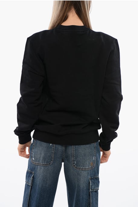 JOSOIN Over-Sweatshirt mit Kontrast-Print in Schwarz - Image 2
