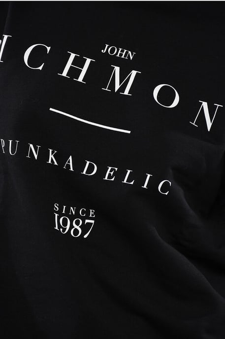 JOSOIN Over-Sweatshirt mit Kontrast-Print in Schwarz - Image 3