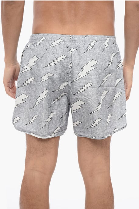 ALLOVER RAIN BOLTS BADESHORTS - Image 2