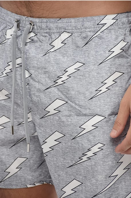 ALLOVER RAIN BOLTS BADESHORTS - Image 3