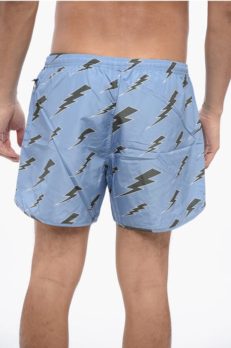 ALLOVER RAIN BOLTS BADESHORTS - Image 2