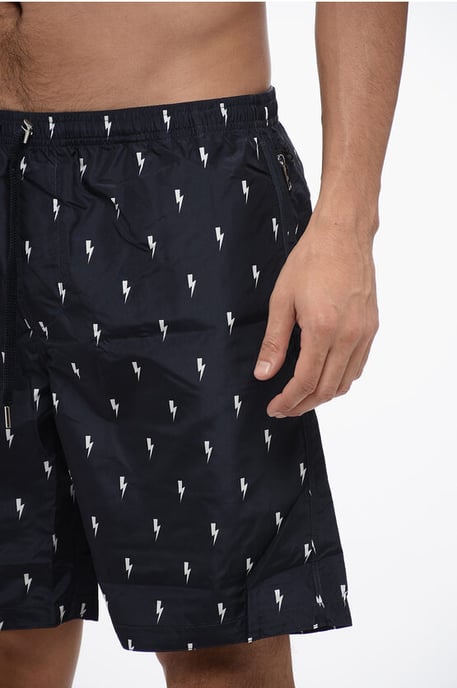 LANGE BADESHORTS MIT MICRO-BOLZEN - Image 3