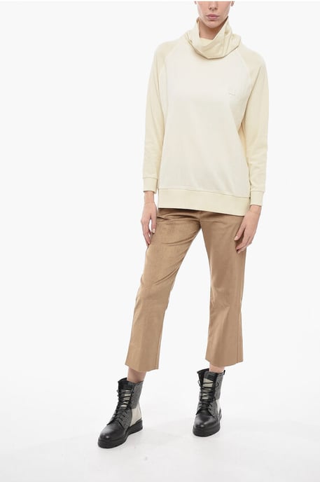 Rollkragenpullover aus Wollmischung in Gelb - Image 4